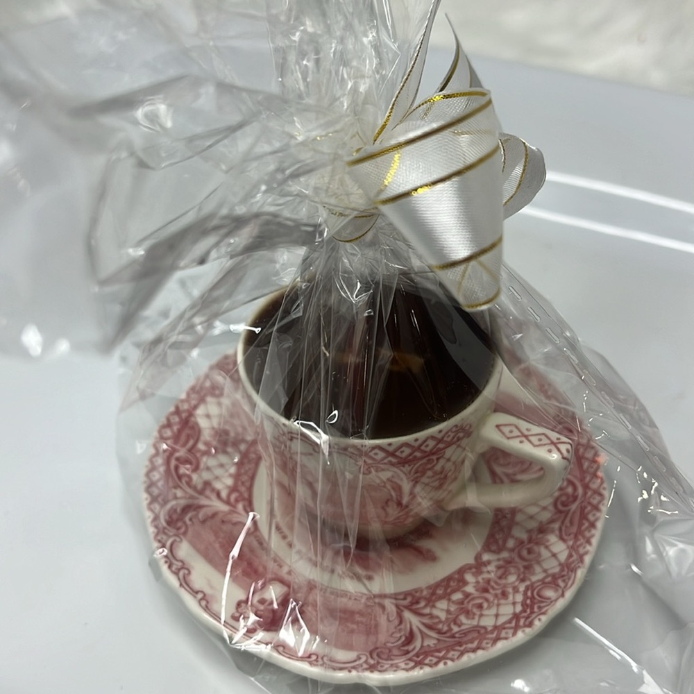TEA CUP SOY CANDLE VINTAGE TEACUP ☕️ CANDLE - Picture 4 of 7
